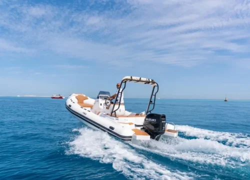 Частная поездка на скоростном катере до острова